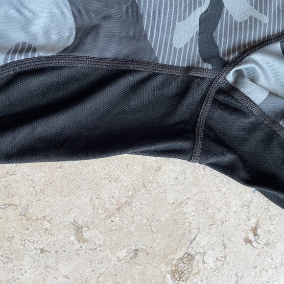 Nike Pro Men's Dri-Fit Fitted Camo Gray/Black T-Shirt, Size Large - Picture 5 of 9